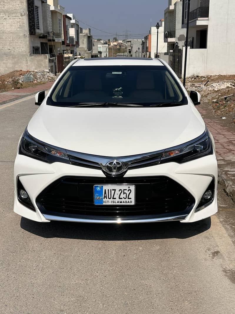 Toyota Corolla Altis Grande X 1.8 Beige Interior 2021 Model 12