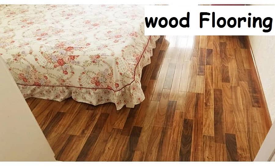 vinyl flooring, wooden floor, Laminated Floor, window blinds,wallpaper 3