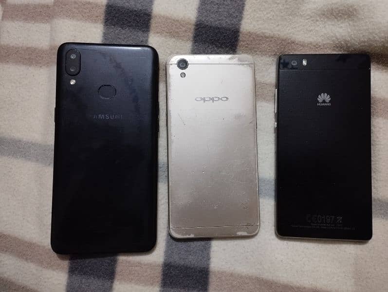 Samsung A10S,Huawei P8 lite,Oppo A37f 1