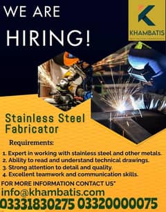 Steel Fabricator Needed for Industrial Furniture Manufacturer
