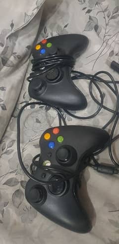 xbox 360 controllers 2 wired 10/10 0