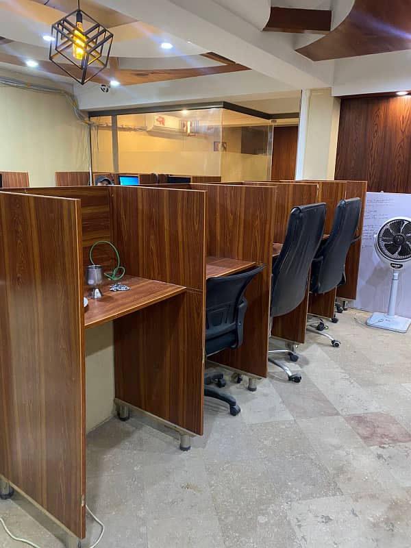 1 Kanal Furnished Office Space on budget near Main Boulevard Johar Town 2