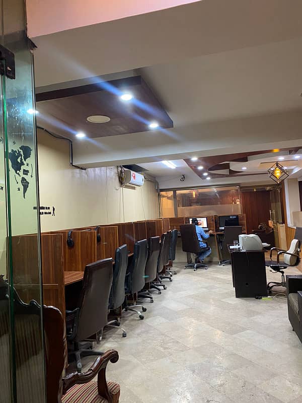 1 Kanal Furnished Office Space on budget near Main Boulevard Johar Town 13
