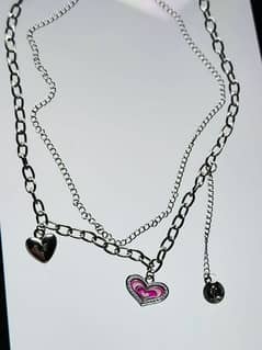 heart layered-necklace