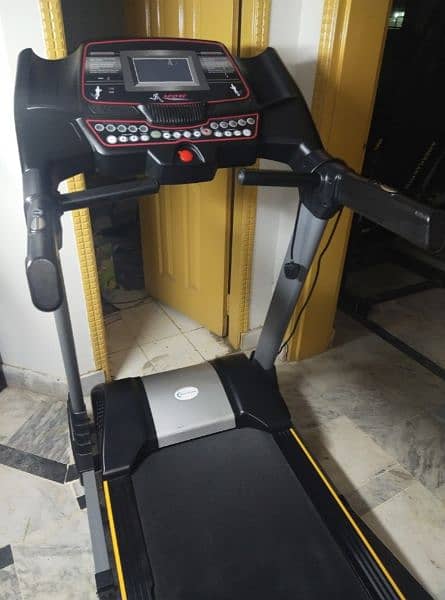 semi commercial home use electric treadmill manual exercise walk cycle 2