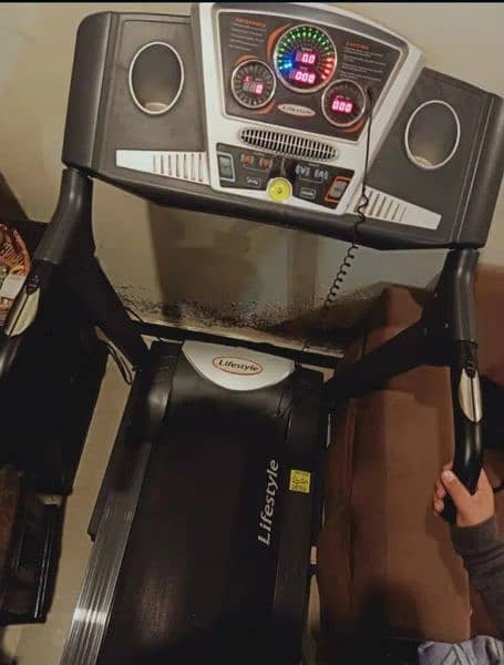 semi commercial home use electric treadmill manual exercise walk cycle 10