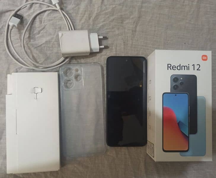 Xiaomi Redmi 12 8/256 GB For Sale Full Warranty Box Open Just 1