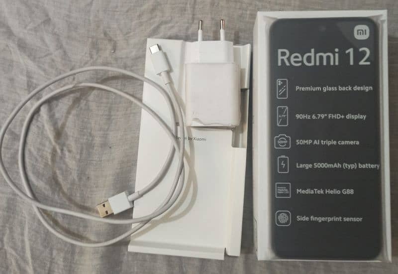 Xiaomi Redmi 12 8/256 GB For Sale Full Warranty Box Open Just 2