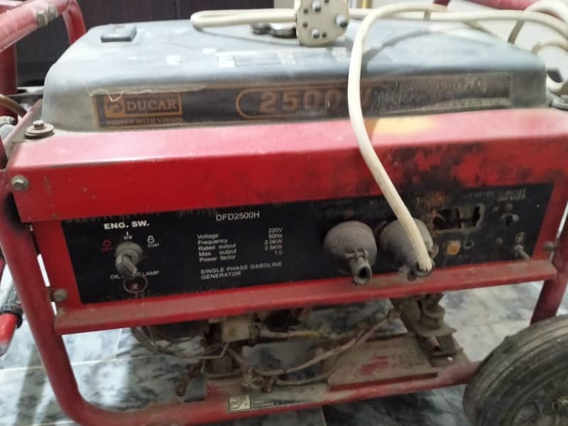 Ducar Generator 2.5 Kilo Watts for sale 1