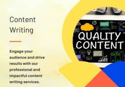 I am content writer per page 150 rs