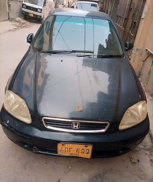 Civic 1996 Black in Good condition 2