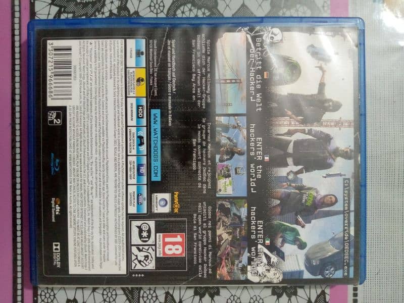watch dogs 2 for PS4 1