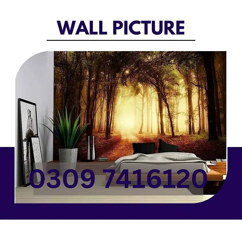 3D Wallpapers for Kids Bedrooms, Drawing room, Bed room, and Offices 9