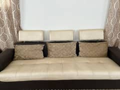 Sofa Set Five Seater Beige color