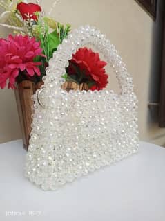 luxury beaded handmade bag