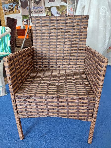 Rattan Outdoor Chair Powder Coating Frame Export Quality 1