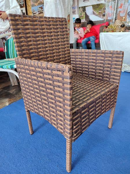 Rattan Outdoor Chair Powder Coating Frame Export Quality 0