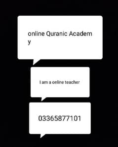 I am a online quran teacher.