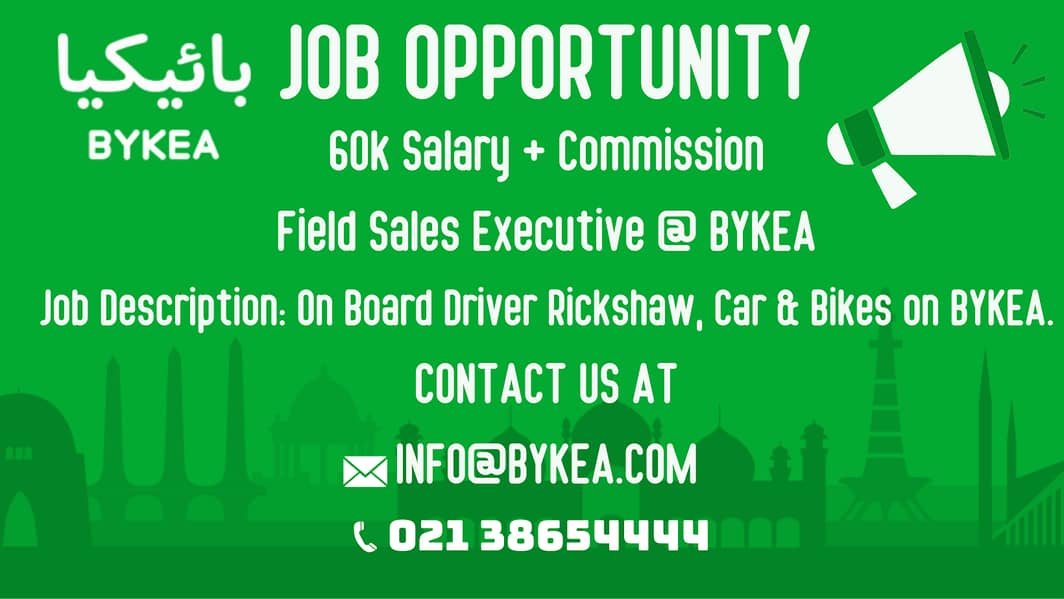 Exciting Opportunity: Register Rickshaw, Car & Bikes on Bykea in karac 2