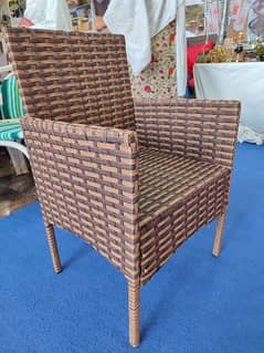 Rattan Outdoor Chairs Export Quality Powder Coated Frame
