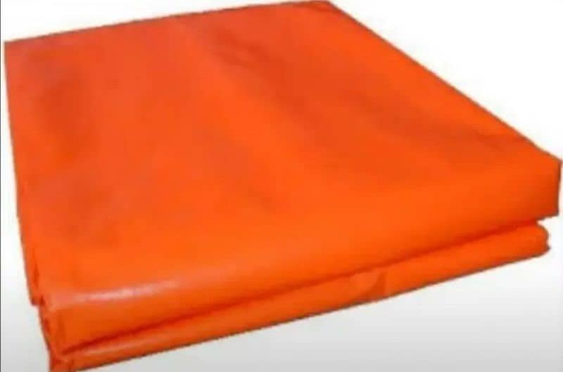 Plastic Tarpal Waterproof Orange/Orange & Orange/Sliver 3