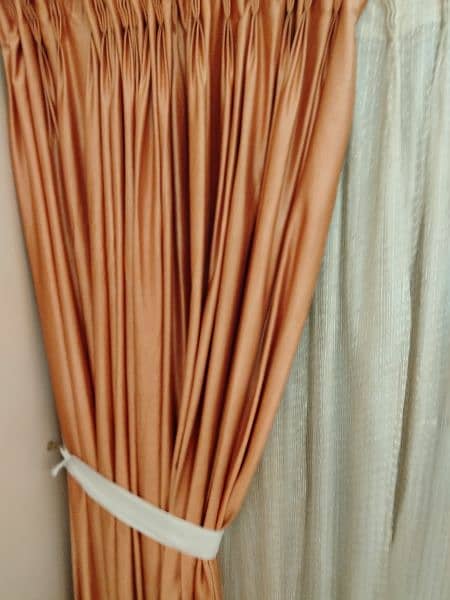 New curtain set 3 designs each have 8-12 ft length 6.5-7ft height 2