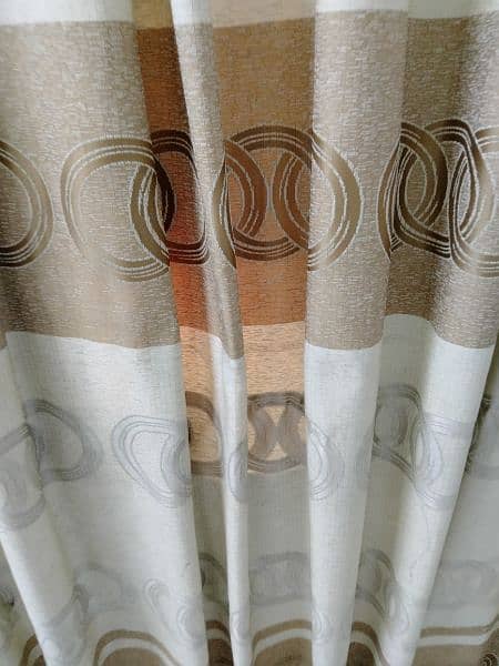 New curtain set 3 designs each have 8-12 ft length 6.5-7ft height 7