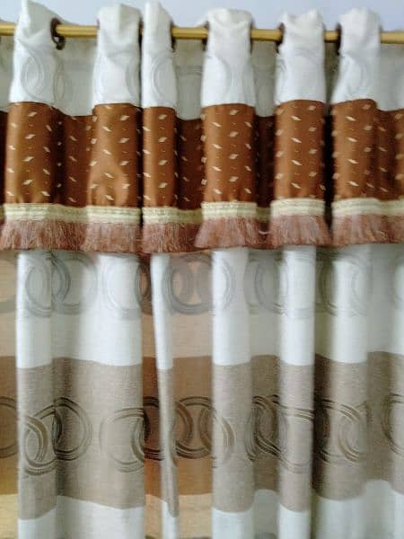 New curtain set 3 designs each have 8-12 ft length 6.5-7ft height 10