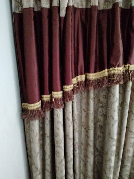 New curtain set 3 designs each have 8-12 ft length 6.5-7ft height 14