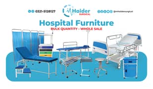 Hospital Furniture & Medical Equipment Whole Sale Rates Bulk Quantity