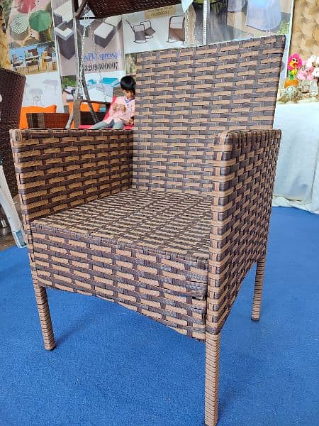 Rattan Outdoor Chair Export Quality Powder Coated Frame 3