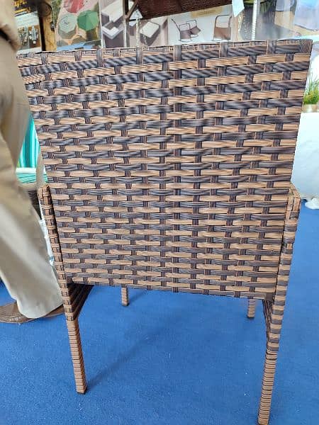 Rattan Outdoor Chair Export Quality Powder Coated Frame 2