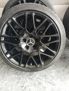 Mercedes alloy wheel brand New Yokohama 225/40/R18/88