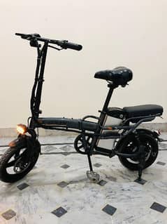 Electric cycle with lithium ion battery