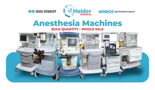 Anesthesia Machines Bulk Quanity & Wide Range / Imported Refurbrished 0