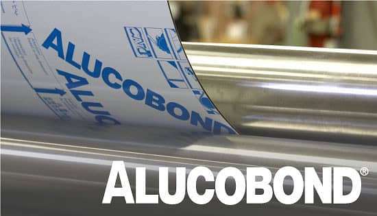 Alucobond Aluminium colored sheet. 1