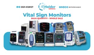Vital Sign Monitor / Patient Monitor / Imported / Sale / Refurbrished