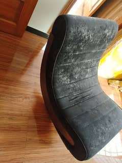 rocking designer chair/ black color chair /