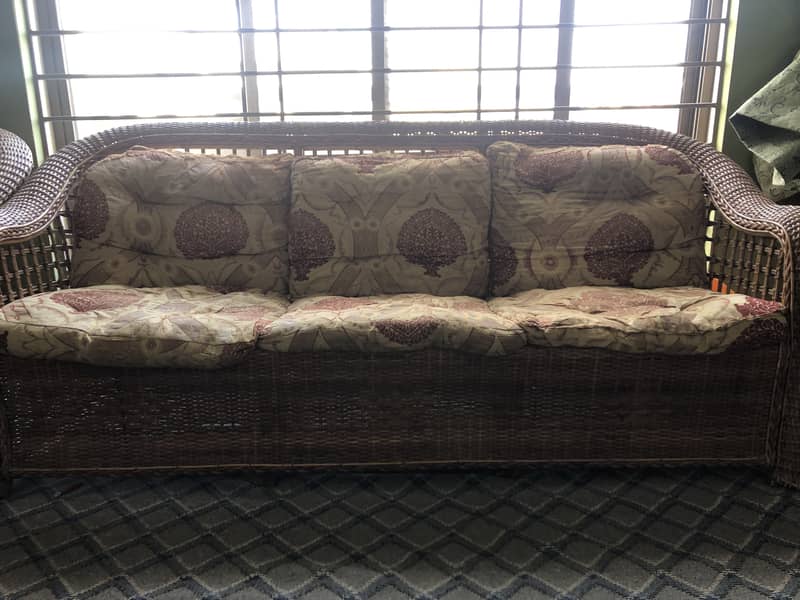5 seater cane sofa 2