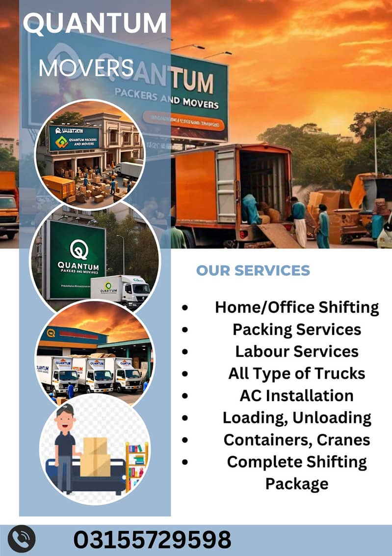 Quantum Movers | Transportation, Labour, Packing Services For Shifting 2