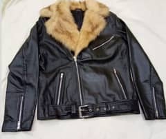 orignal leather fur jacket