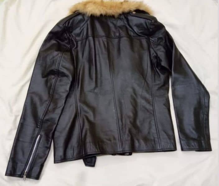 orignal leather fur jacket 1