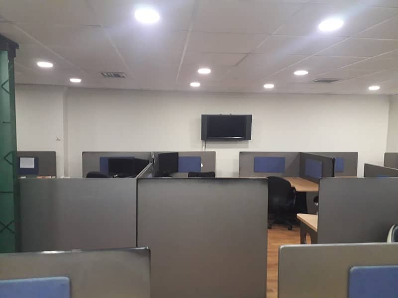 850 square Feet Brand New Corporation Furnished Office For Rent At Main Boulevard gulberg 3 Lahore 11