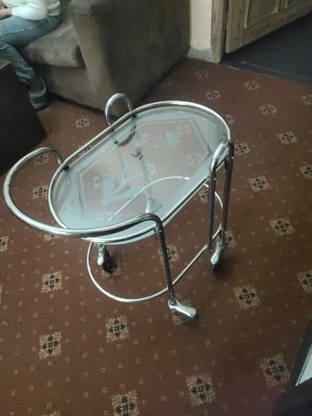 Glass Trolley (Price is negotiable) 1