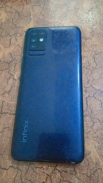 condition 10by10 colour black infinix not 10 0