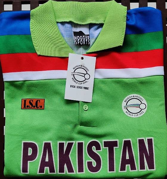 Original 1992 Pakistan cricket world cup jersey 0