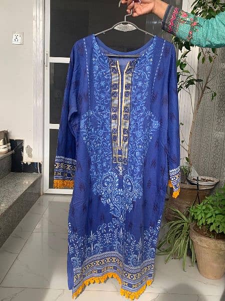 used just like New kameez and shalwar for sale ready to wear 2