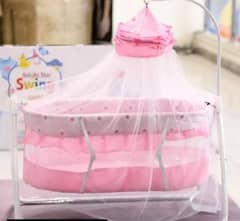 baby swing with mosquito net 0