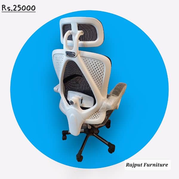 Ergonomic Office Chair | Executive Table | Mesh Revolving Chair 10