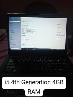 Laptop Lenovo X1 Carbon i5 4th Generation 9/10 Condition Ultra Slim